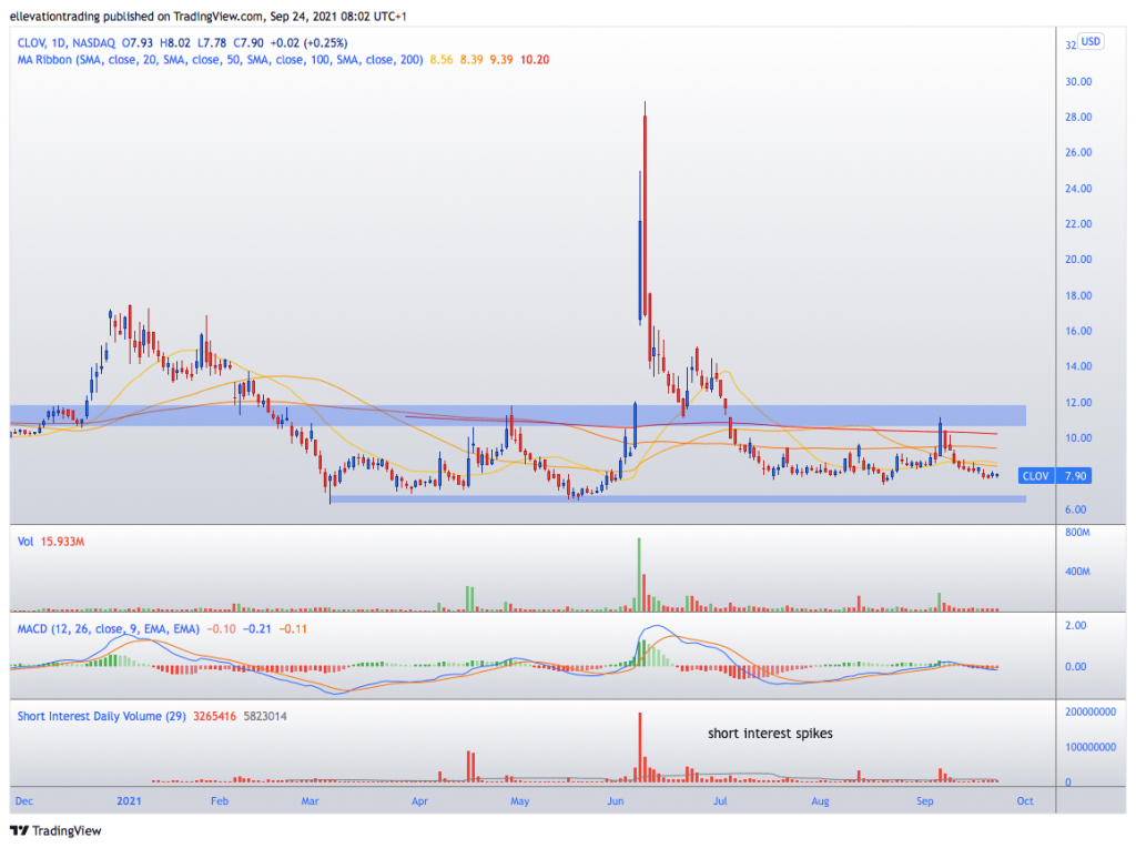 clover health stock