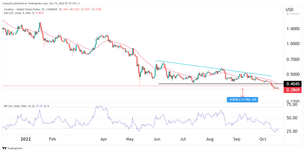 Cardano price