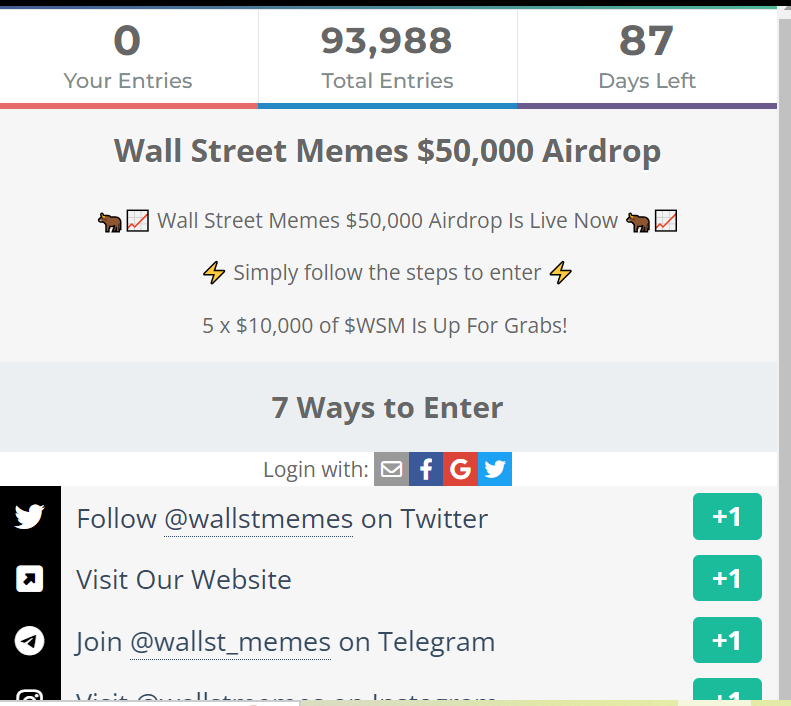 Wall street memes coin